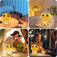 thumbnail image 3 of Sunflower Lantern, Rechargeable Cordless Touch Desk Lamp, 3-color Unlimited Dimmable Nightlight, Holiday Restaurant Bedroom Bar Coffee Shop Women's Mom Birthday Gift, 3 of 6