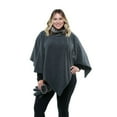 thumbnail image 3 of Lord Daniel Women's Knitted Long Poncho Top - Winter Collection - Casual Solid, 3 of 4
