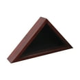 thumbnail image 2 of Emma + Oliver Rustic Mahogany Wood Military Flag Shadow Box for 9.5' x 5' American Veteran Burial Flag - Wall Mount or Freestanding, 2 of 11