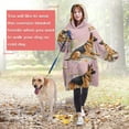 thumbnail image 4 of Wearable Oversized Blanket,German Shepherd Wearable Blanket Hoodie for Adults,Cozy Hooded Blankets with Super Pockets,Super Warm Fuzzy Pullover for Women & Men, 4 of 6