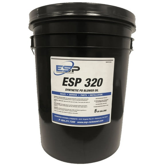 Roots and All Major Brands Blower, ISO 320 Oil, 5 Gallon Pail, (Replacement)