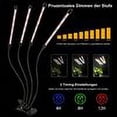 thumbnail image 4 of Lámpara de cultivo para plantas, 40 W, LED, 2 cabezales, para interior, con temporizador, 4 of 7
