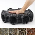 thumbnail image 4 of sunsanly Fishing Bait Trap 3/6/8 Holes Heavy Duty Fine Mesh Portable River Prawn Shrimp Crawfish Eel Loach Crab Catcher Trap Fish Cage, 4 of 7