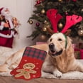 thumbnail image 7 of Pet Christmas Stockings for Dogs Cats Cheese Xmas Decor Hanging Stockings for Fireplace, Family Holiday Decorations, 7 of 7