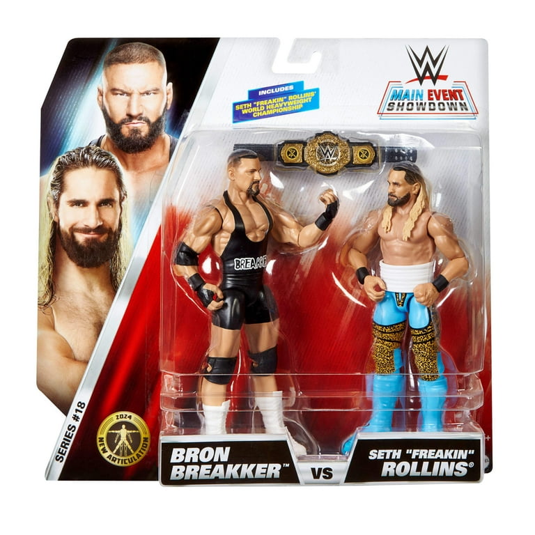 WWE Seth Rollins Action Figure, Main Event Series #156 6