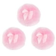 thumbnail image 4 of LEEYNEER 3PC Powder Puff Long Hair Talcum Powder Puff Baby Special Prickly Heat Powder Puff Plush Powder Puff Lovely Bowknot Design Powder, 4 of 8
