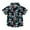 Green H, variant on Tranfacy Unisex Kids 2-15 Years Summer Shirt Short Sleeve Collared Hawaiian Print Pocket Casual Tops