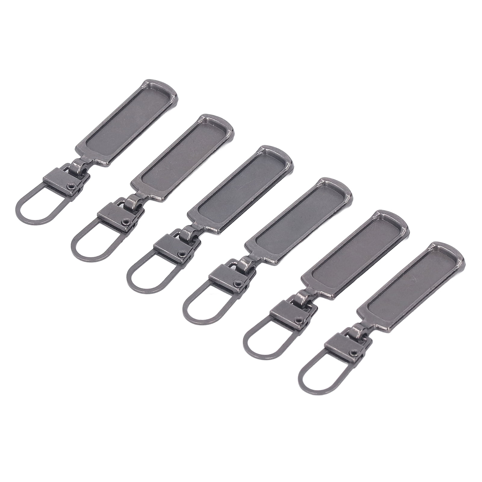Metal Zipper Head, 6Pcs Multi Purpose Stainless Steel Zipper Pull