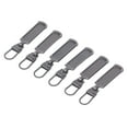 thumbnail image 4 of Metal Zipper Head, Detachable 6Pcs Rustproof Zipper Pull Tab  For Luggage Grey, 4 of 8