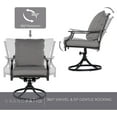 thumbnail image 4 of Grand Patio 7-Piece Outdoor Dining Set for 6 People, Gray Cushion, 4 of 7