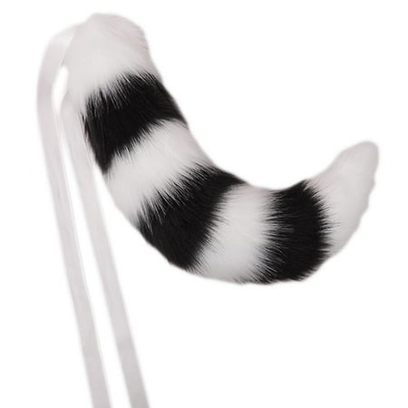 Lolita Anime Plush Cat Tail Halloween Costume Decor Fox Beast Tail For
