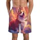 thumbnail image 1 of Fotbe Sunset Cloud Corgi Trajes de Baño Estampados para Hombre, Shorts de Verano de Secado Rápido, Ropa de Playa, Bañadores-Medium, 1 of 6