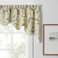 thumbnail image 3 of Ellis Curtain Regency Swag Shaped 3" Rod Pocket Valances for Windows 100" x 30" Grey, 3 of 5