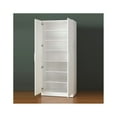 thumbnail image 4 of Klair Living Mia Tall Shoe Cabinet with Six Shelves in White, 4 of 6