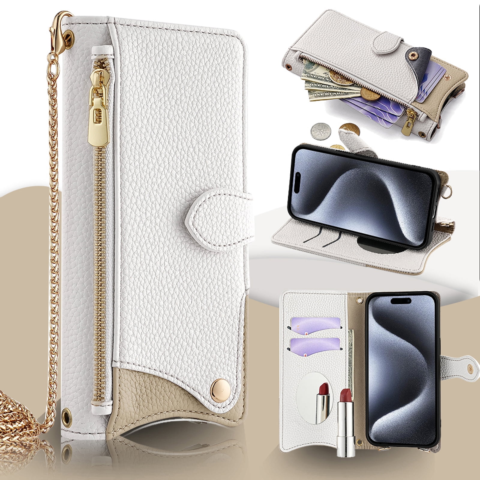 【美品】Pixel7a for Google Pixel 7A Phone Case Wallet,Crossbody Case with Strap