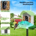 thumbnail image 4 of Smart Bird Feeder with Camera, AI Identify Bird Breed, Solar-Powered WiFi FHD 2K Live Camera, Auto Capture Backyard Garden Bird Watching, IP65,Motion Detection, Cloud and SD Card Storage, 4 of 14