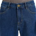 thumbnail image 4 of Coevals Club Men's Straight Leg Classic 5-Pocket Casual Work Jeans 30L 3# Medium Stonewash 36, 4 of 7