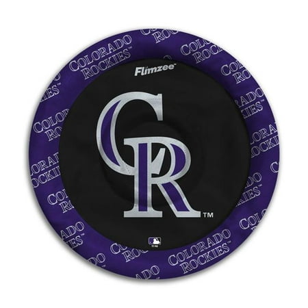 YouTheFan MLB Colorado Rockies Flimzee Bean-Bag Flying Disc