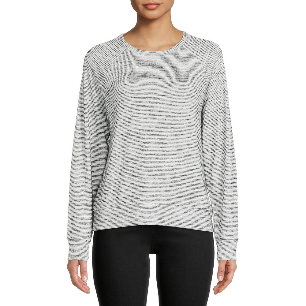 Time and Tru - Time and Tru Women's Hacci Knit Pullover Top - Walmart ...