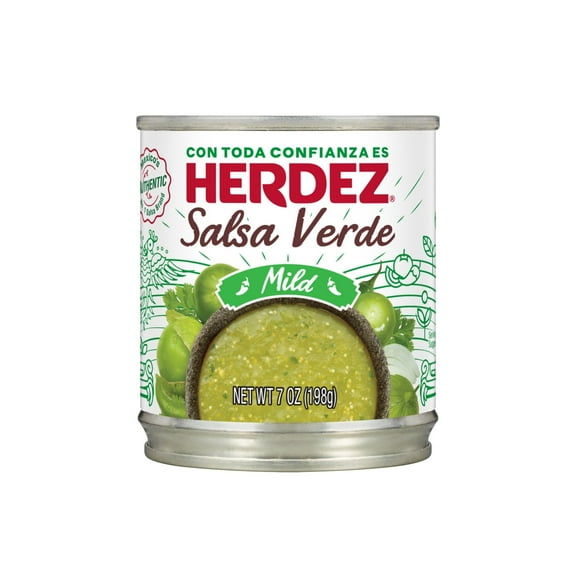 HERDEZ Salsa Verde Mild, Shelf Stable, 7 oz Steel Can