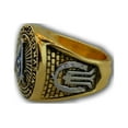 thumbnail image 5 of Masonic Rings Blue Lodge Duo-Tone Silver Gold Band. Free & Accepted Masons, 5 of 5