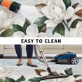 thumbnail image 5 of White Magnolia Outdoor Rug for Patio/Deck/Porch, Non-Slip Large Area Rug 6 x 9 Ft, Spring Floral Blossom Flowers Plants Light Blue Indoor Outdoor Rugs Washable Area Rugs, Camping Rug Carpet Runner, 5 of 8