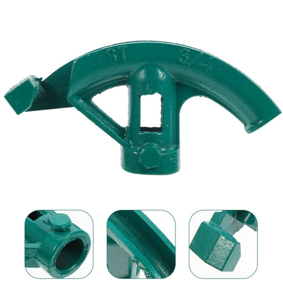 KALLORY Cast Iron Tubing Bender Tool Manual Bending Prevent Slipping 19.5X0.39X4.5in 1Pack