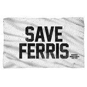Save Ferris -- Ferris Bueller's Day Off -- Fleece Throw Blanket (36"x58")