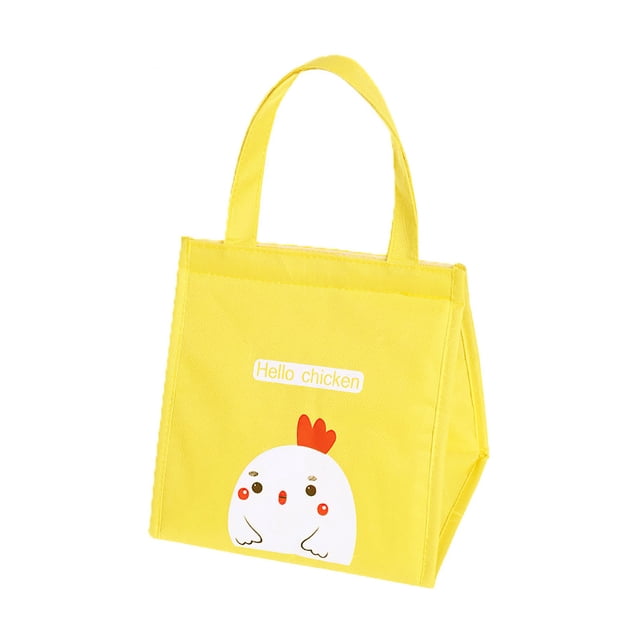 Bolsa De Almuerzo, Lonchera Térmica De Tela Oxford Portátil Ilios innova Amarillo pollito