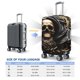 thumbnail image 4 of Fotbe Gold Rose Skull Funda Protectora para Equipaje, Antirrayones y Resistente a la Suciedad, Compatible con Maletas de 18 a 32 Pulgadas-X-Large, 4 of 7