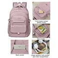 thumbnail image 3 of AoDai School Backpack for College High Middle School Fashion Student bag, Cute Aesthetic Teen Bookbag for Teens Women, Beige, 3 of 7