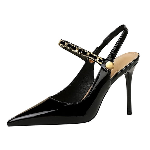 Women Pointed Toe High Heels Woman Thin Heels 9.5CM Ladies Sexy Pumps Wedding Evening Party