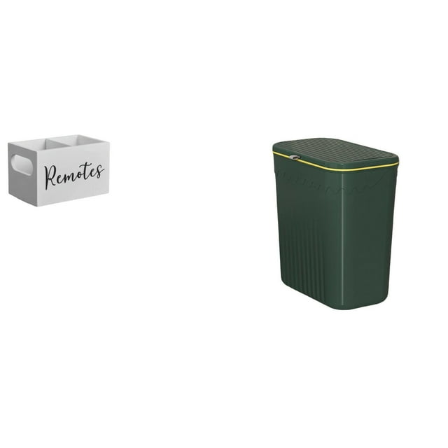 Organizador de basura y control remoto , ahorra espacio para mesa, mesita de noche, sofá, oficina, cocina, baño, sala de manualidades.
