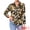 Black, variant on DARING DIVA Women's Button Down V Neck Long Sleeve Loose Blouse Shirt XS Black
