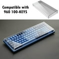 thumbnail image 2 of Clear Acrylic Keyboard Cover Clear Protection anti protector clear acrylic for Logitech Laptop Desktop 96 Keys, 2 of 8