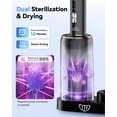 thumbnail image 4 of JTF Sonic Electric Toothbrush with UV & Drying: 5 Customized Modes for Effective Yet Gentle Cleaning –with 8 Brush Heads, Rinse Cup, Wireless Charging Base, Rechargeable for Daily Care, Home & Travel, 4 of 10