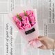 thumbnail image 4 of Ramo de rosas artificiales de 9 cabezas, hecho a mano, con jabón, ideal como decoración para aniversarios, cumpleaños, regalos para mujeres, madres, esposas y novias., 4 of 8