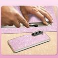 thumbnail image 4 of Dteck for Samsung Galaxy Z Fold 6 5G Glitter Phone Case for Women Girls, Shockproof Slim Ultra Thin Matte Back Protective Cover Crystal Bling Case, Gold, 4 of 6