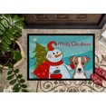 thumbnail image 3 of Caroline's Treasures BB1880JMAT Snowman with Jack Russell Terrier Door Mat, Indoor Rug or Outdoor Welcome Mat 24x36, 3 of 4