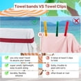 thumbnail image 4 of Beach Towel Bands Beach Chair, Pool Chairs & Cruise Ship Essentials, 4 of 5