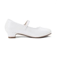 thumbnail image 2 of Zapatos Mary Jane para Niñas DREAM PAIRS KFL219 Blancos con Tacón Bajo Talla 12, 2 of 5