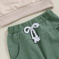 thumbnail image 4 of Toddler Baby Boy Clothes Fall Winter Outfit Patchwork Long Sleeve Sweatshirt Tops Stretch Pants Playwear Set Baby Boy Clothes Fall Winter Party Pants Set Kaprioy Baby Boy Clothes, 4 of 8