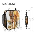 thumbnail image 5 of Square Lunch Bag 10.5*3.5*9.5 Inches Cooler Bag Lunch Bag Insulation Portable Durable Fashion Super Beautiful Tiger, 5 of 6