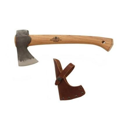 Heavy Duty Sharp Wildlife Hatchet w/ Leather Cover Sheath