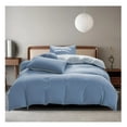 thumbnail image 2 of Soft Bed in a Bag Reversible Comforter Set, Cozy Plush 4 Piece Queen Size Bedding, 2 of 5