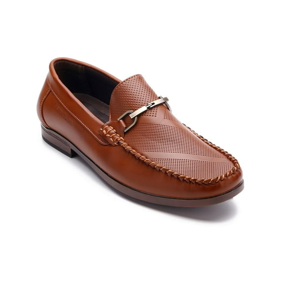 Aston Marc Mens Faux Leather Lifestyle Loafers