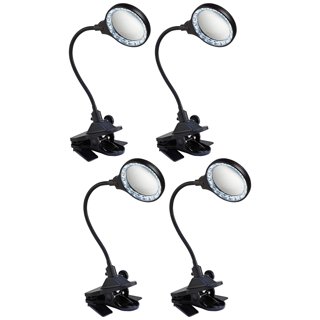 Pro Series Elemento LED (5x Diopter) Magnifying Lamp with Large Glass 5.5 Diameter and Touch Control Brightening Adjustment System