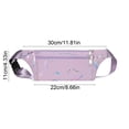thumbnail image 3 of Weloille Sac Banane de Sport Extérieur, Sac Banane Multifonction en Nylon Imperméable, Ceinture de Course Légère et Ajustable, Pochette de Téléphone Portable Résistante à la Sueur pour la Randonnée, le Vélo, le Jogging et les Voyages, 3 of 6