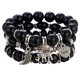 thumbnail image 1 of Pulsera de bola con patrón de amor con alas de elefante con cuentas bohemias simples, 1 of 5