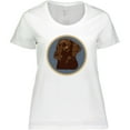 thumbnail image 3 of Inktastic Labrador Retriever Chocolate Lab Dog Women's Plus Size T-Shirt, 3 of 5